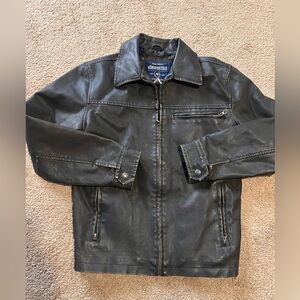 Vintage Aeropostale Faux Leather Jacket Size Small